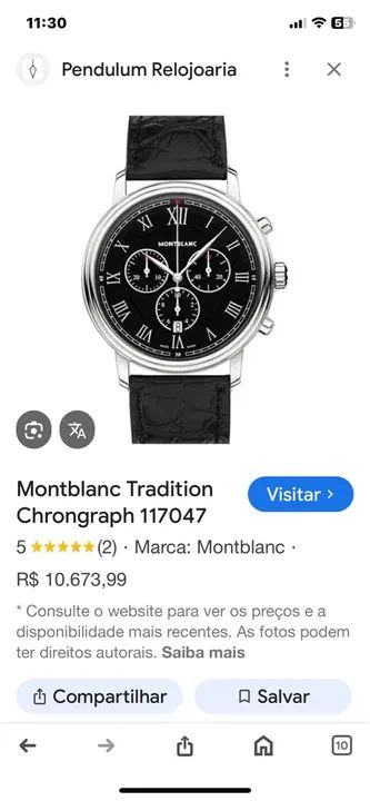 Relógio Montblanc Tradition