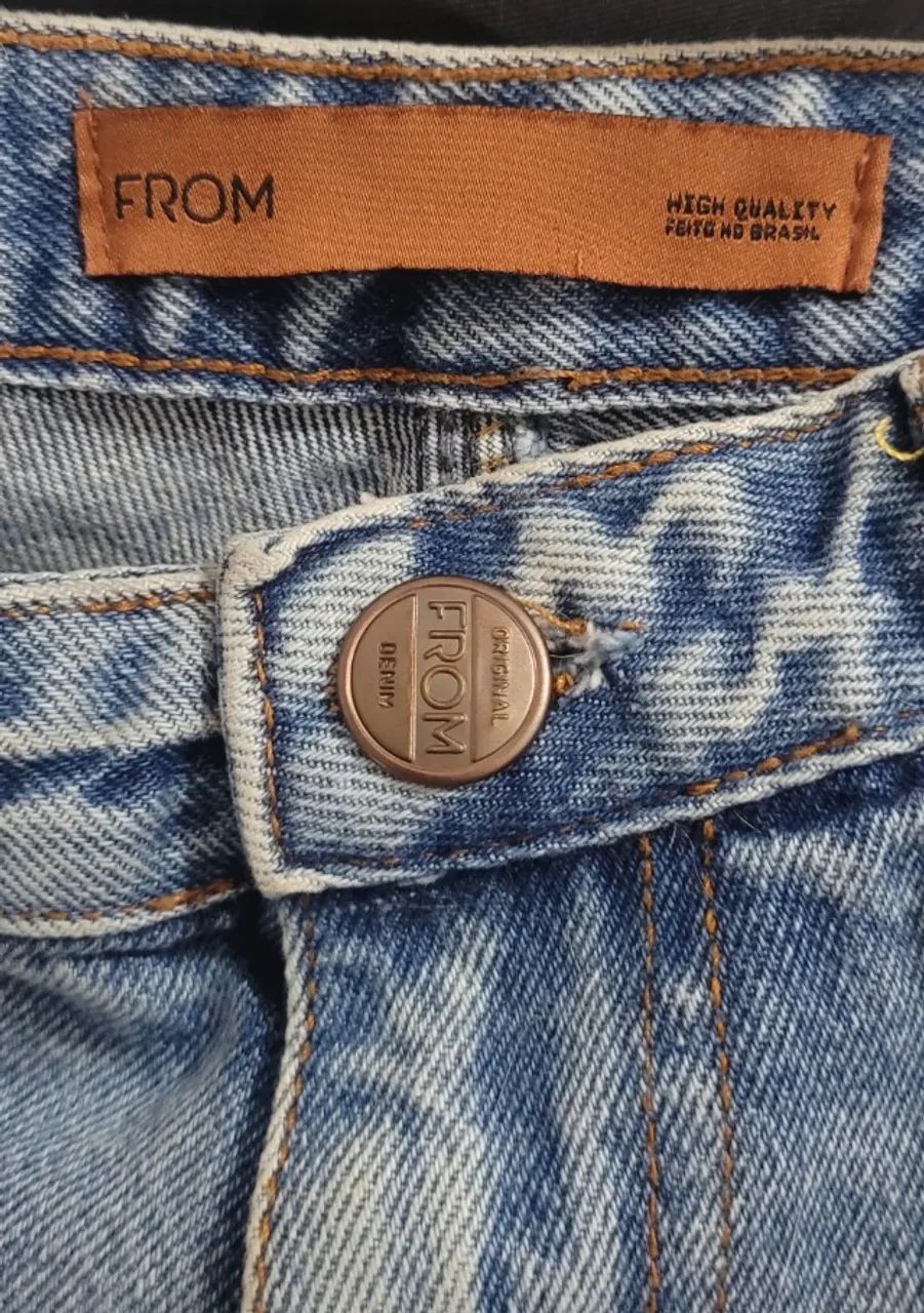 Calça jeans feminina FROM tam 44 - Foto 4