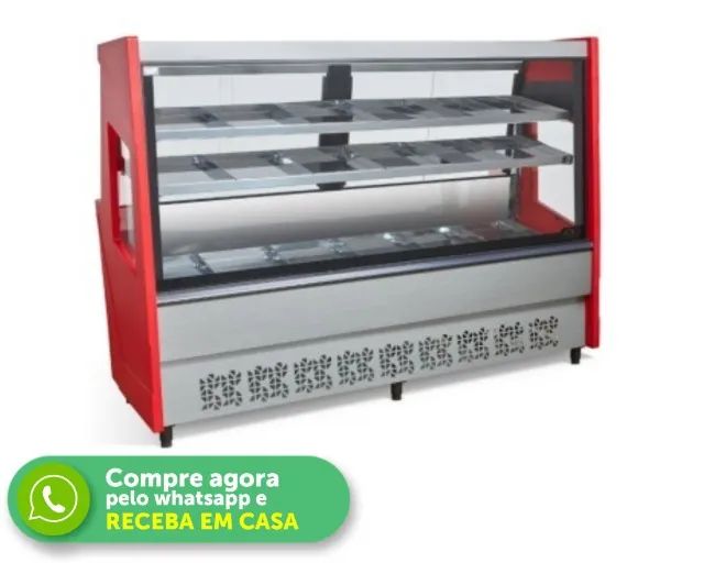 Balcão de Açougue Avícola Vermelho Polar