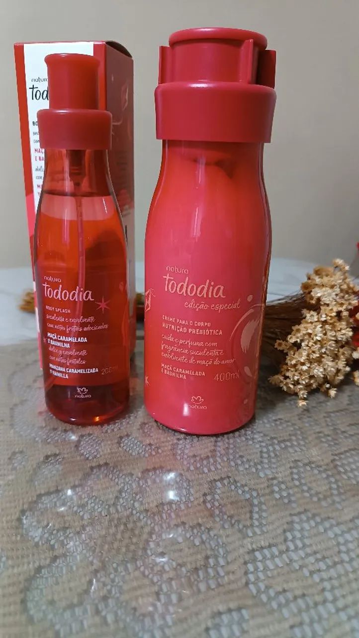 Kit Tododia Maçã Caramelizada e Baunilha Natura
