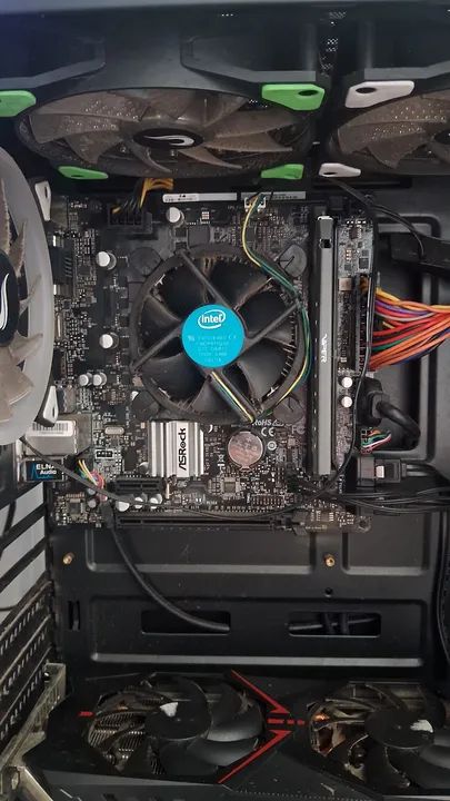 KIT Processador Intel Core i3 9100f + Placa Mae ASRock H310CM-HG4