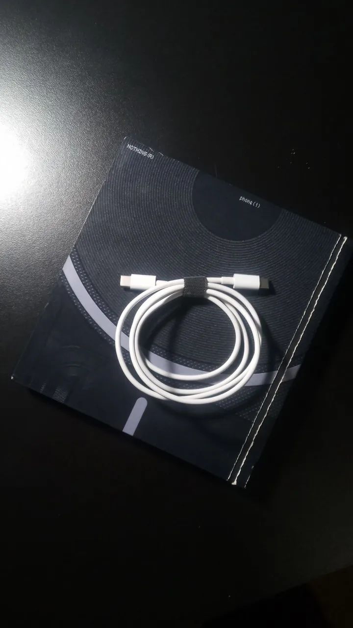 Cabo USB-C x USB-C - Genuíno Nothing Phone CMF - 1 Metro - NOVO