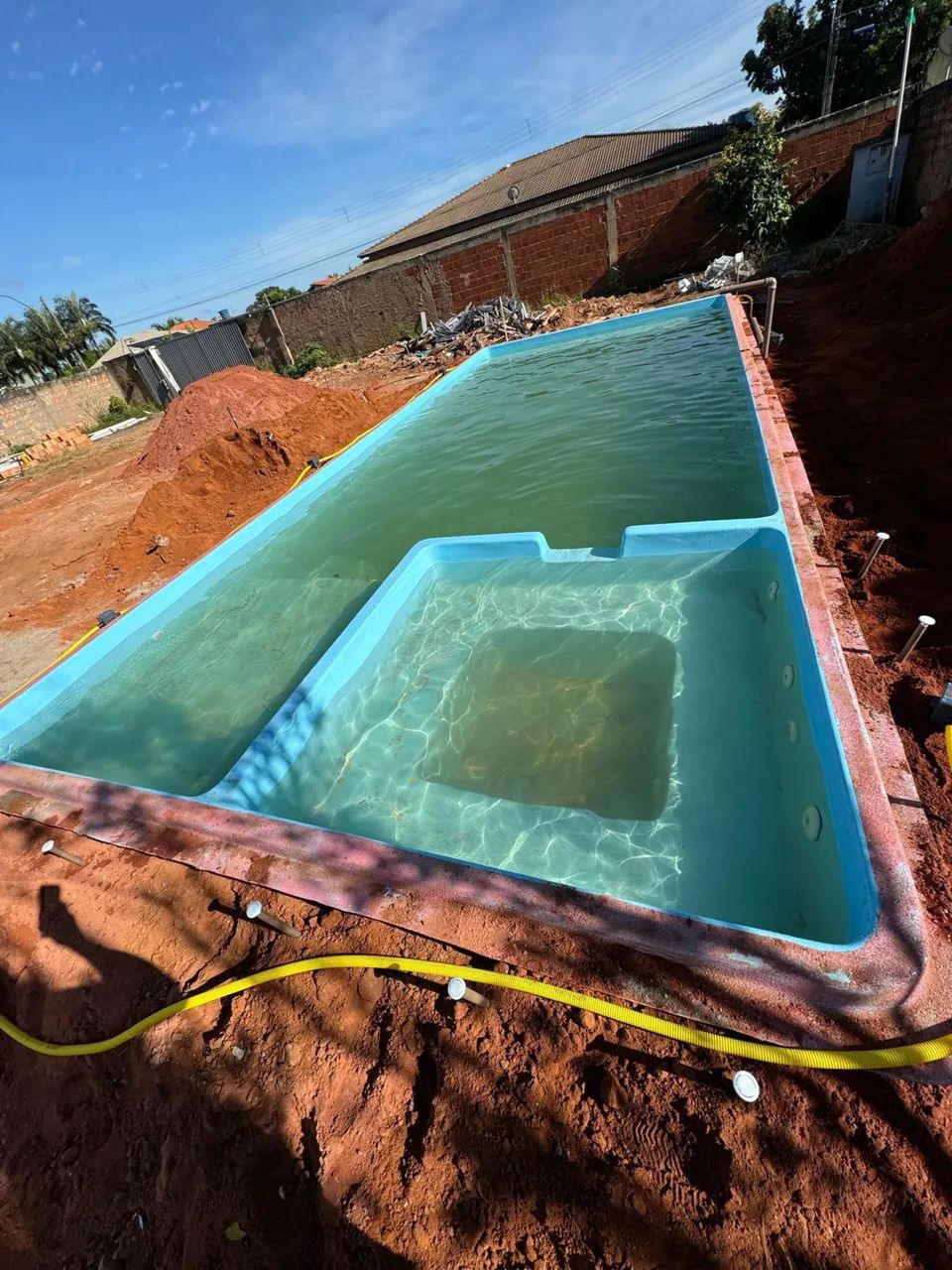 Piscina de fibra instalada - Área Externa - Setor Central, Goiânia ...