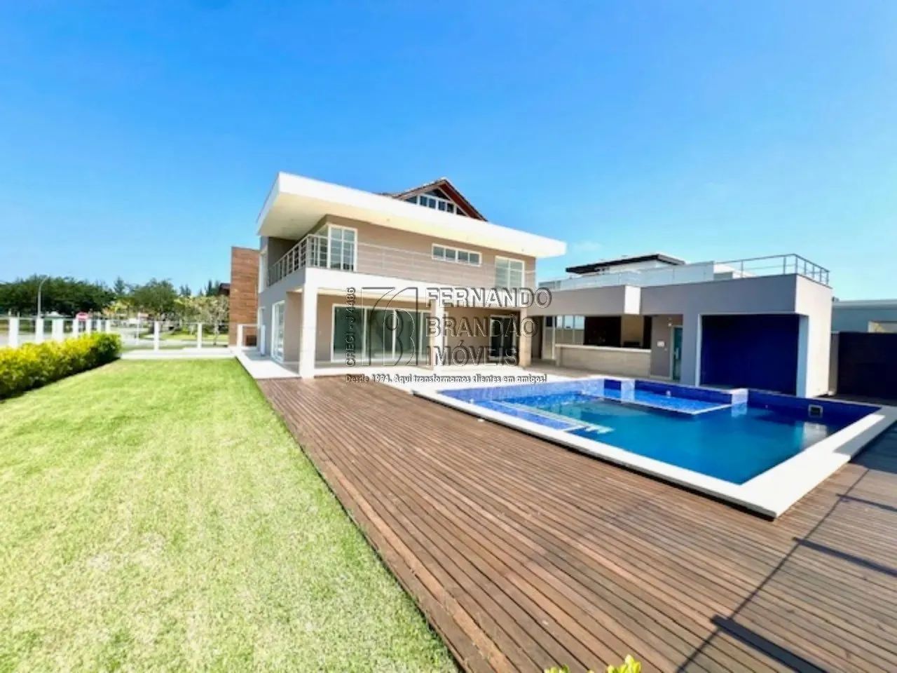 Condomínio Alphaville Barra da Tijuca, Rio de Janeiro, vendo mansão 700m², sala 4 ambiente - Foto 3