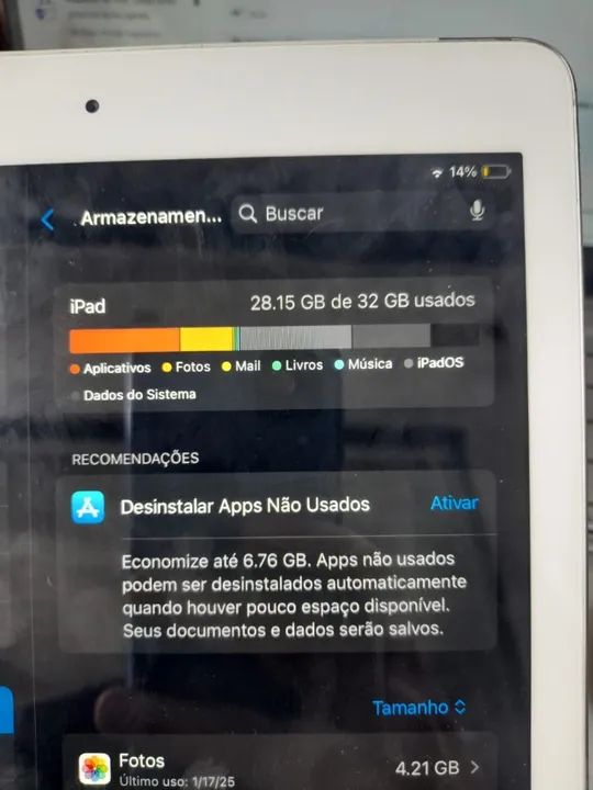 Ipad 6 muito novo com chip - Foto 3