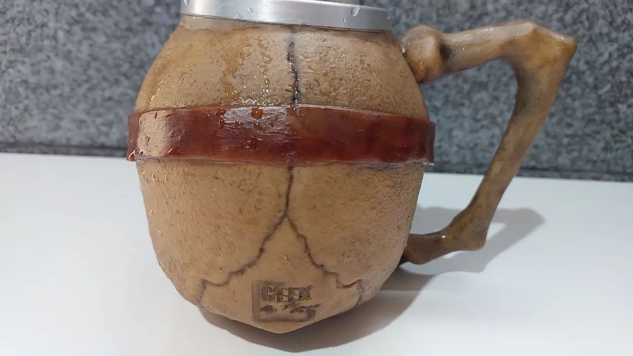 Caneca Caveira com Máscara de Gás - Foto 5