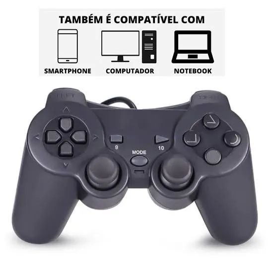 Controle gamer USB p/ computador PC e notebook R$50,00 - Foto 2