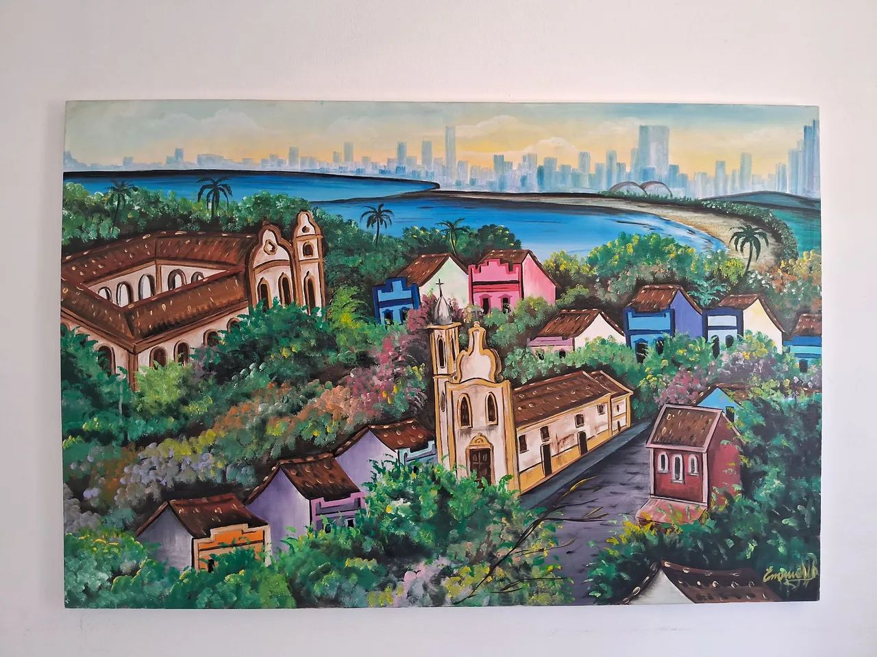 Quadros 100% pintura acrílica sobre tela.  - Foto 2