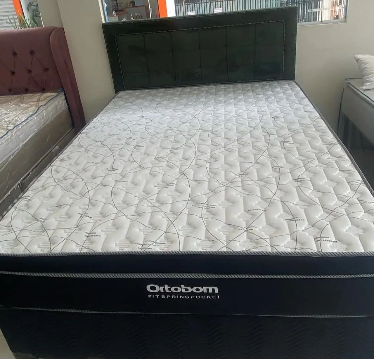 Cama Box Ortobom Fit Spring Pocket Casal 