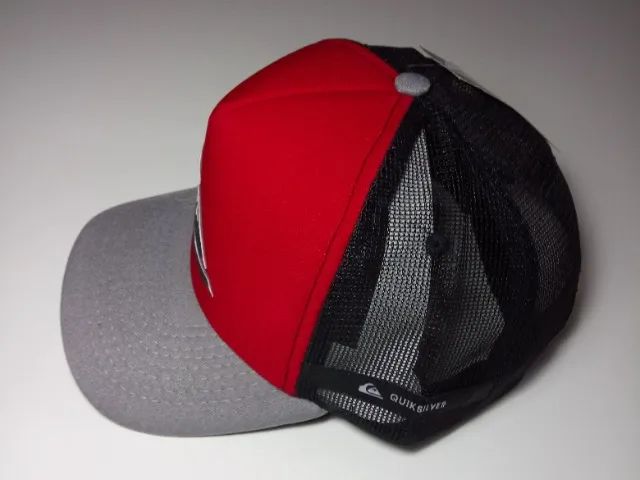 Boné Quik Trucker Redinha - snapback com aba curva e fecho ajustável  - Foto 4
