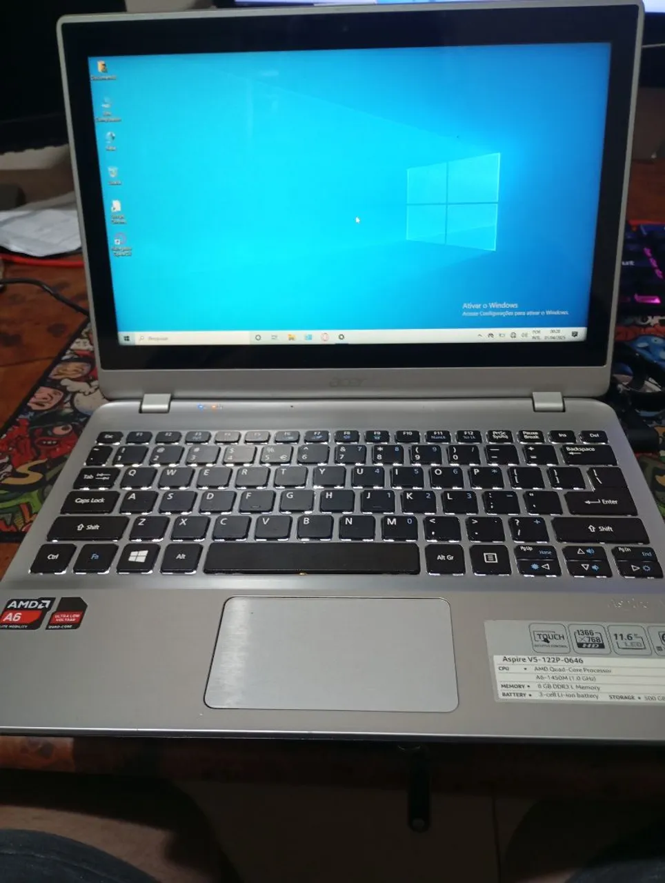 Notebook TOUCHSCREEN Acer Aspire V5-122P-0646 AMD A6