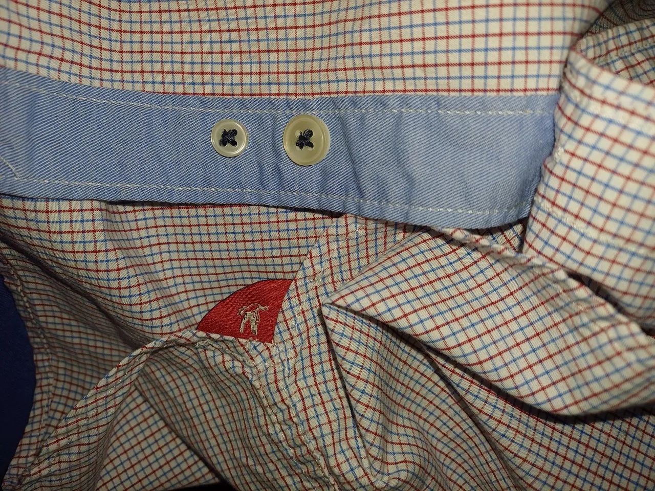 Camisa Xadrez Infantil Brooksfield semi-nova  - Foto 5