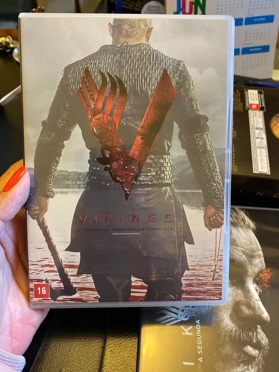 Box DVD Vikings Temporadas 1,2 e 3  - Foto 3