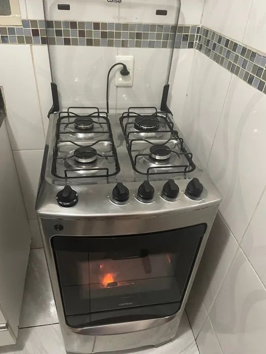 Fogão Consul 4 Bocas com Forno - Acendimento automático  - Foto 4