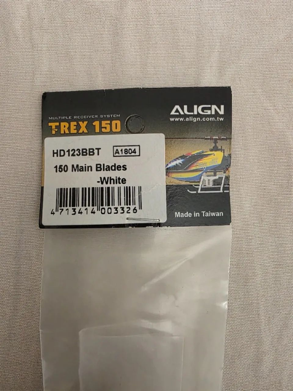 Pás Main Blades Helicóptero Trex 150 Align Lynx - Foto 3