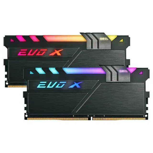 Memória DDR4 Geil EVO X II RGB Sync, 16GB (2x8GB), 3200MHz, CL16, Preta64739260212994120