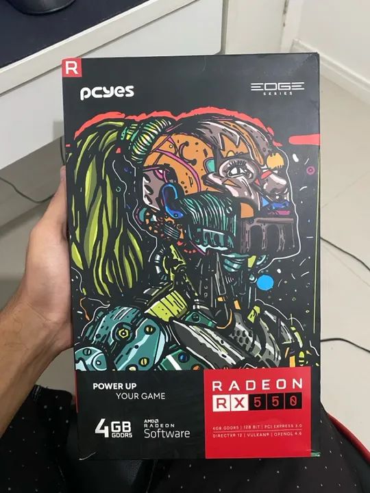 Rx 550 4gb muito nova 