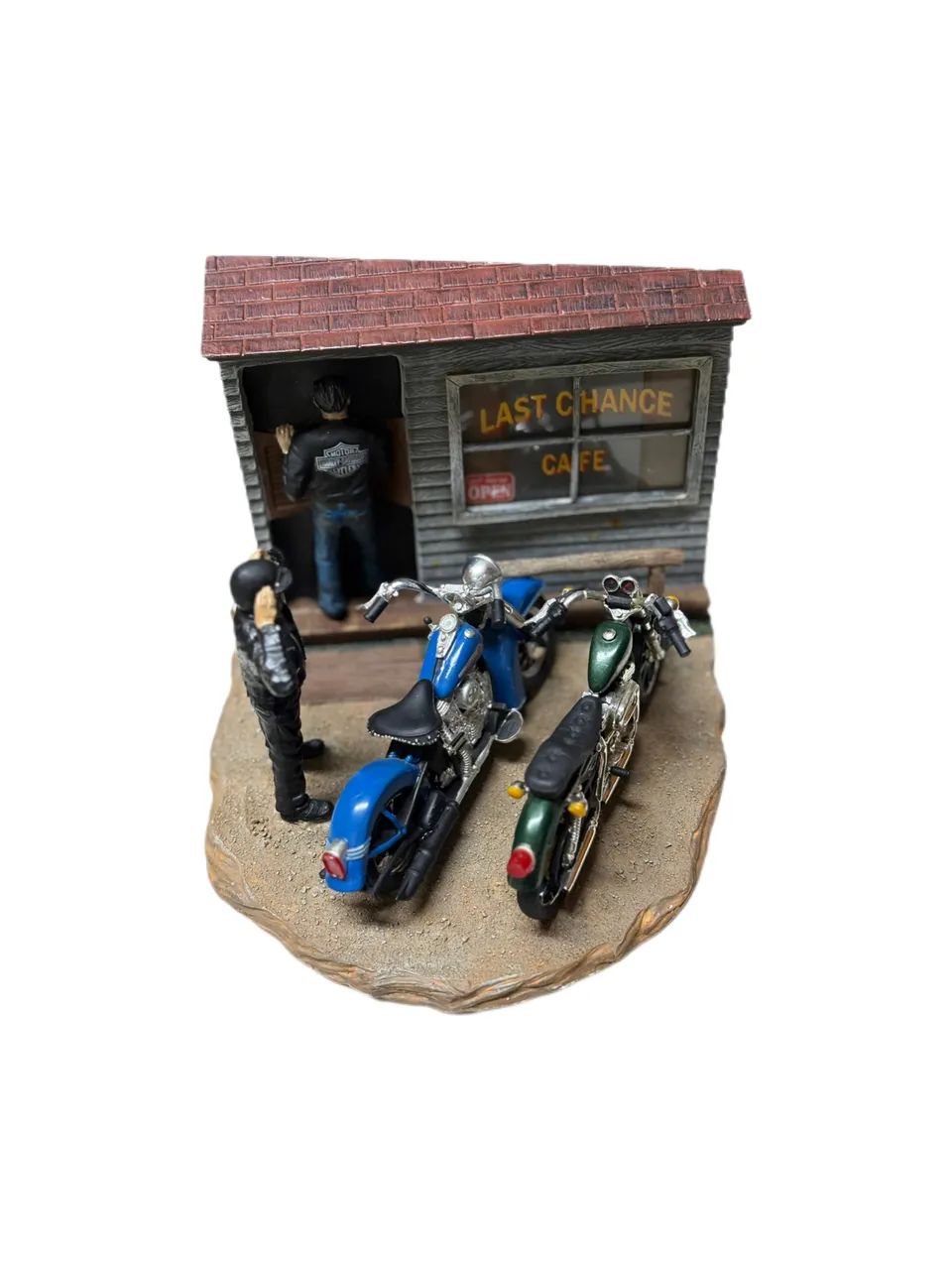 Miniatura Harley Davidson Estatueta (Diorama) ERTL