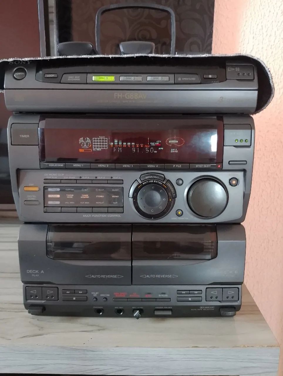 Som Sony Completo - Mini System fh g88av 
