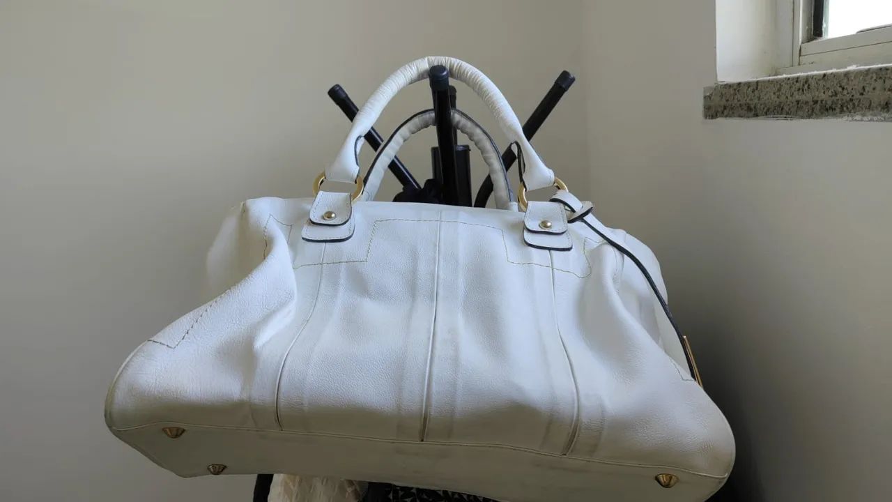 Bolsa de ombro em couro legitimo  - Foto 2