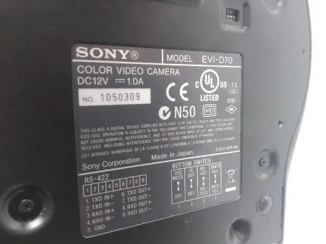 Camera PTZ Sony EVI-D70 - Foto 4