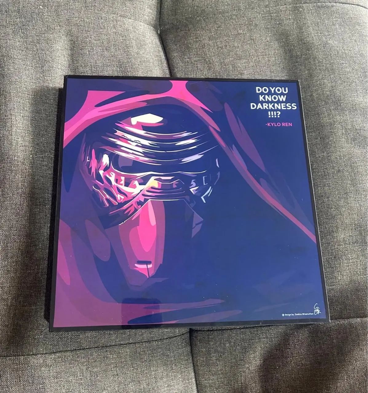 Quadro Decorativo Kylo Ren - Star Wars - Foto 4