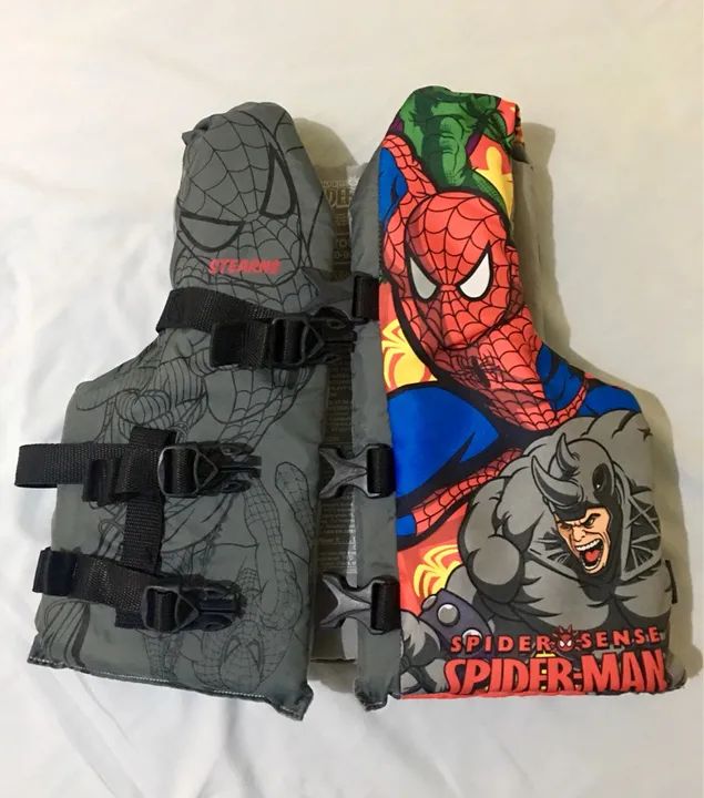 Colete Salva-vidas Infantil Homem Aranha