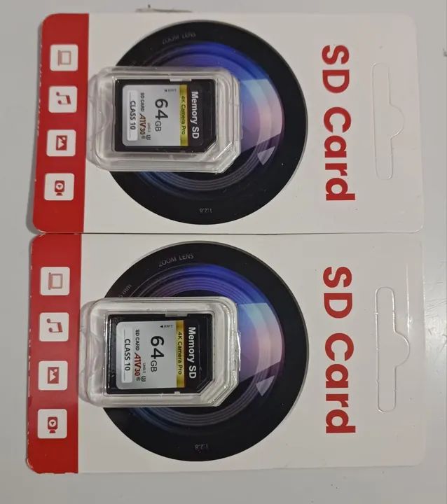 CARTÃO DE MEMÓRIA SD PRA CÂMERAS DE 64 GB  - Foto 2