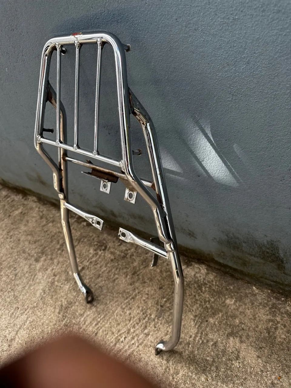 Bagageiro Cromado para Moto fan 125 2008