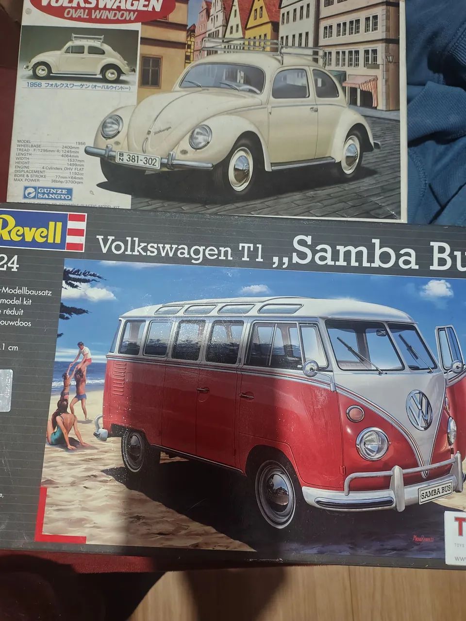 Kit vw 1/25 Kombi revell, Fusca já foi vendido
