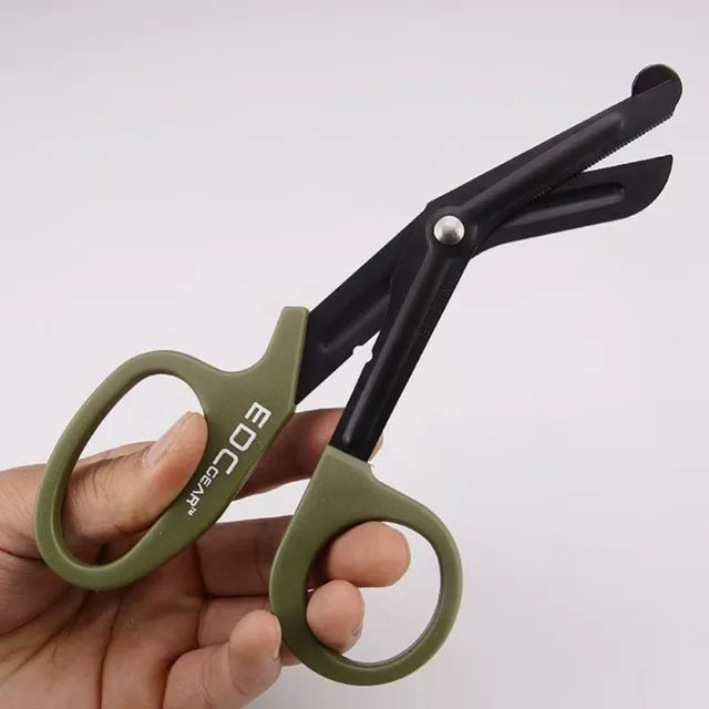 Tesoura Ponta Romba EDC Gear Original 18cm APH, Resgate, SAMU, Bombeiros - Foto 2