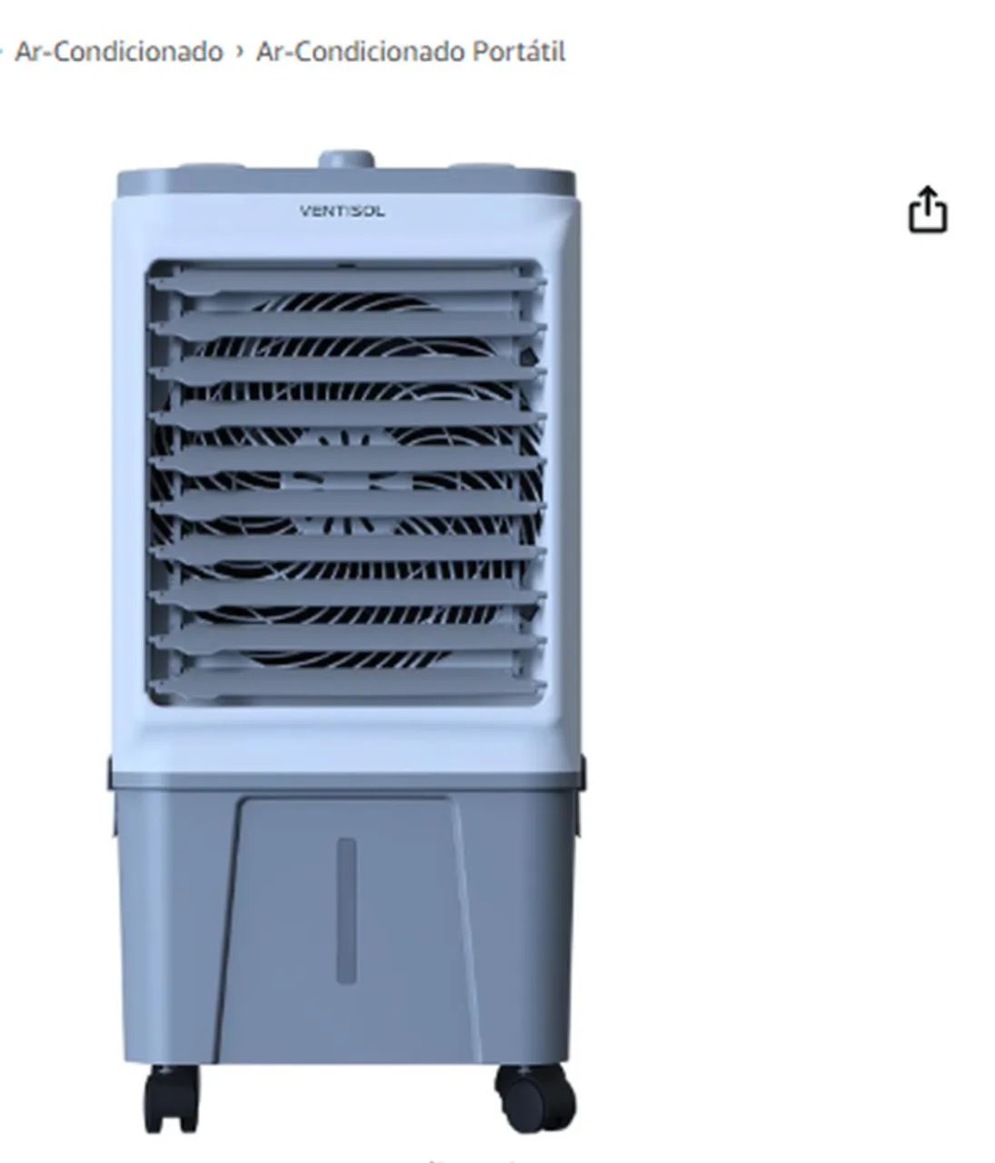Climatizador Portátil Clin16 Br/cz 16 Litros 130w Ventisol