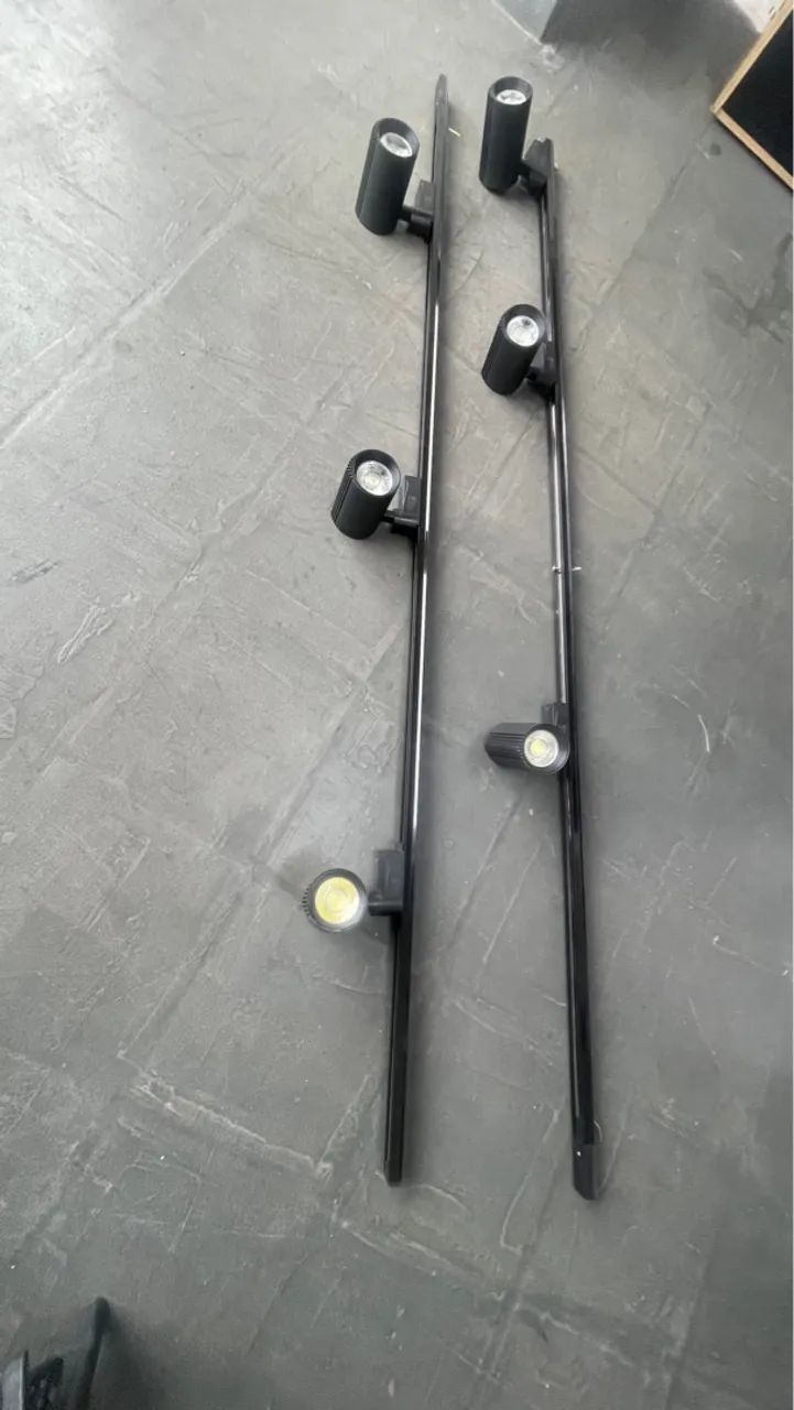 KIT TRILHO COM 3 iluminação lojas salas  - Foto 3
