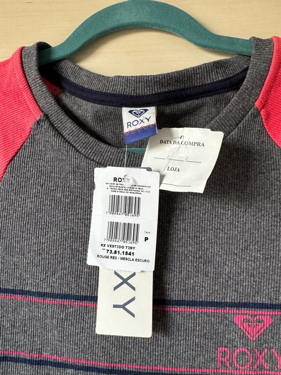 vestido roxy manga longa - Foto 2