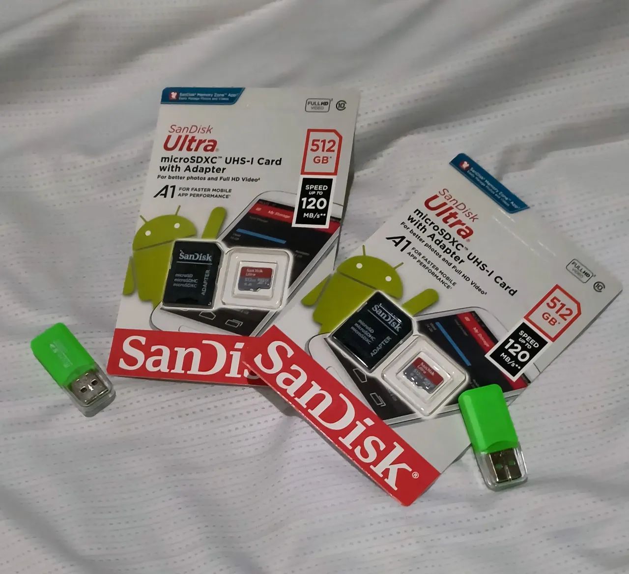 Cartão de Memória Sandisk Ultra 512GB microSDXC UHS-I com Adaptador