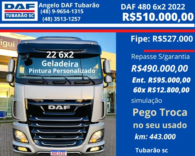 DAF 480 6x2 2022