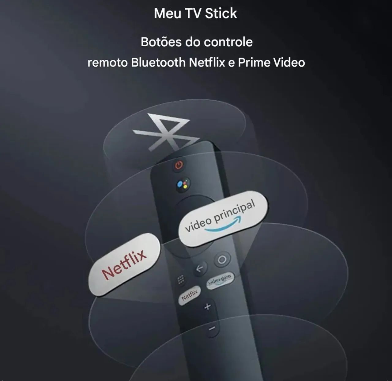 Mi tv stik 10302-20-09185 homologado Anatel 4k controle de voz  - Foto 3