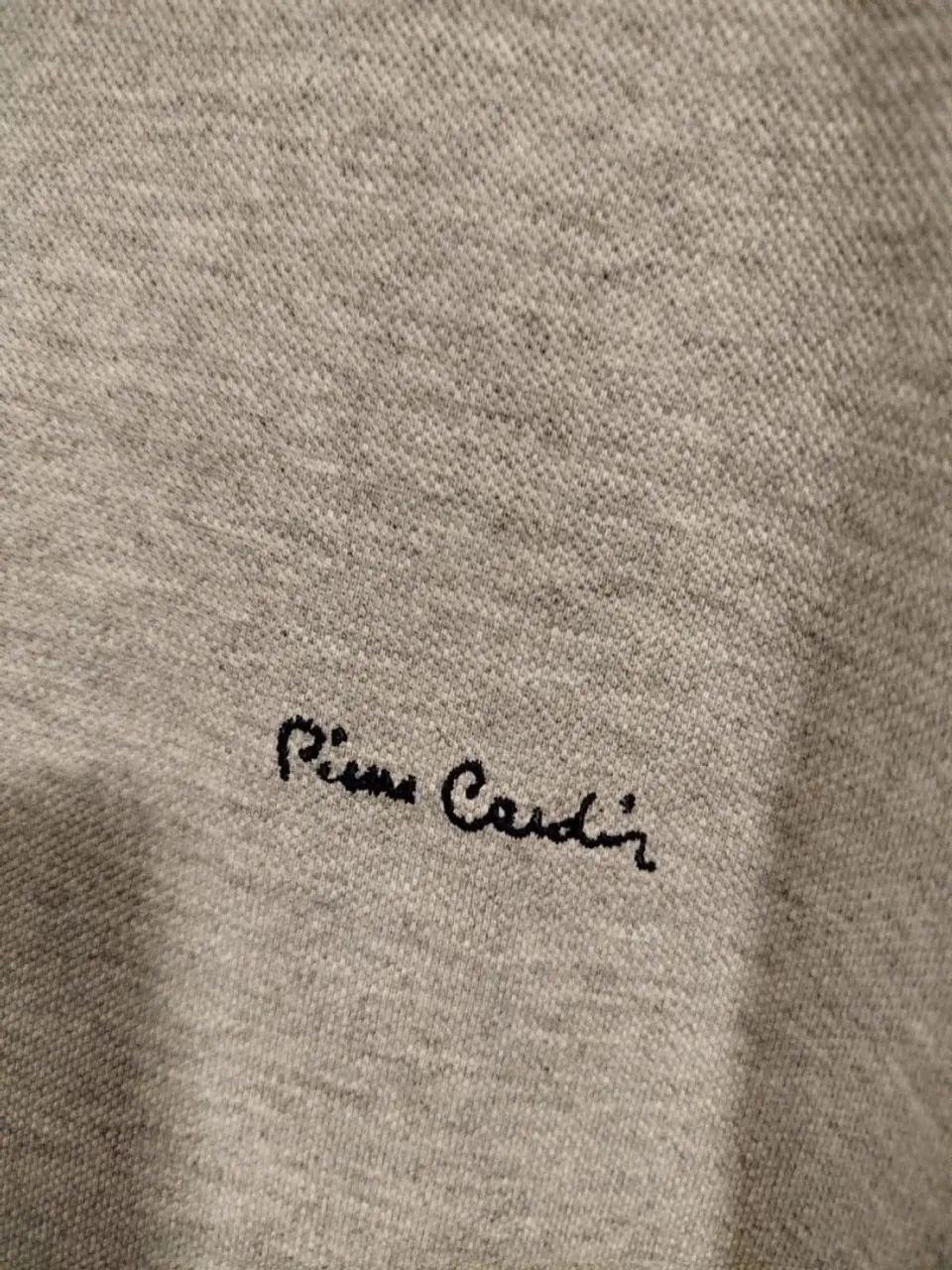 Camisa Polo Pierre Cardin Cinza - Foto 2