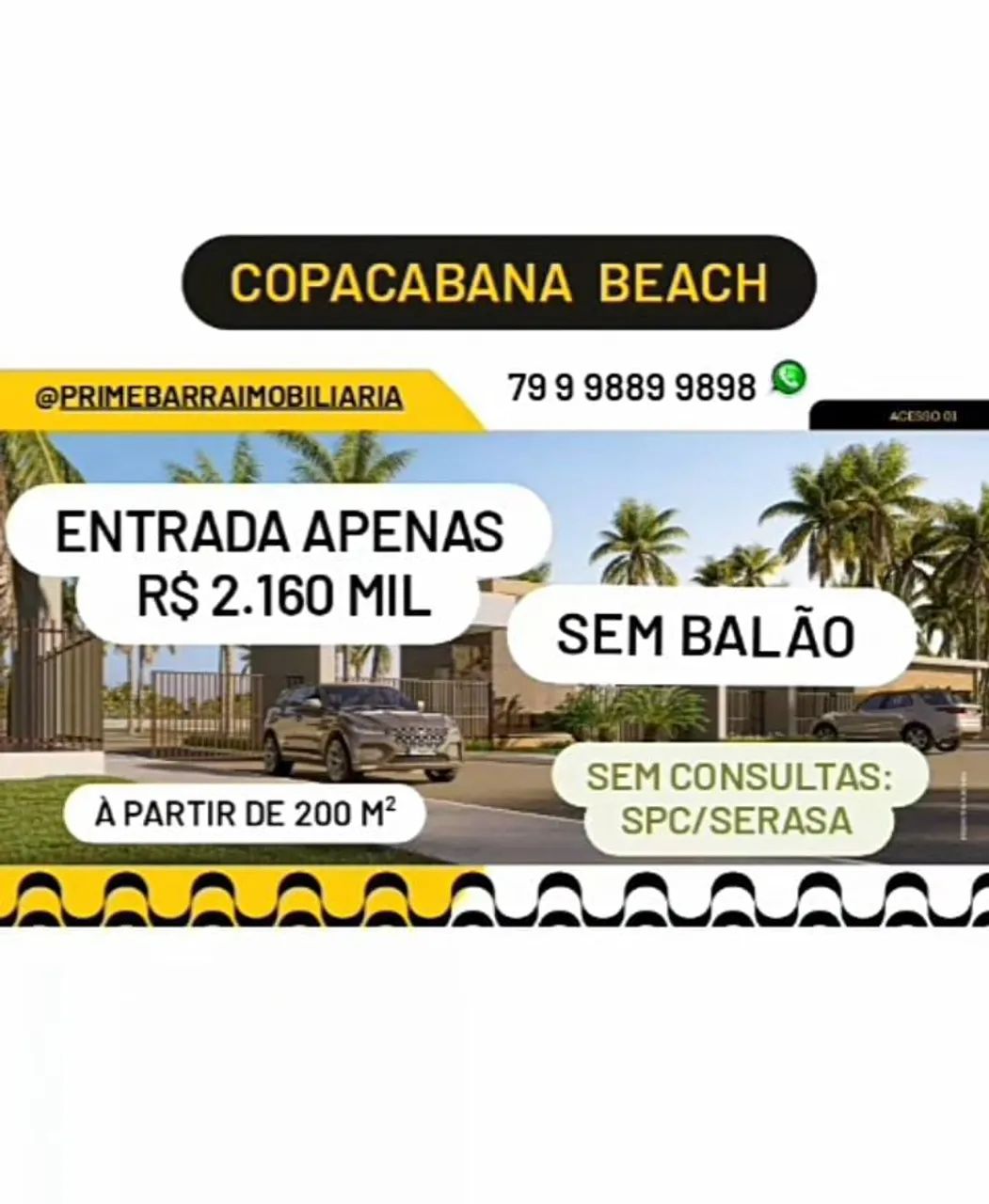 MEGA PROMOÇÃO LOTES  - COPACABANA BEACH
