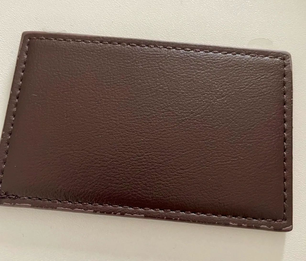 Porta Cartão Original Tom Ford Couro Marrom - Foto 2
