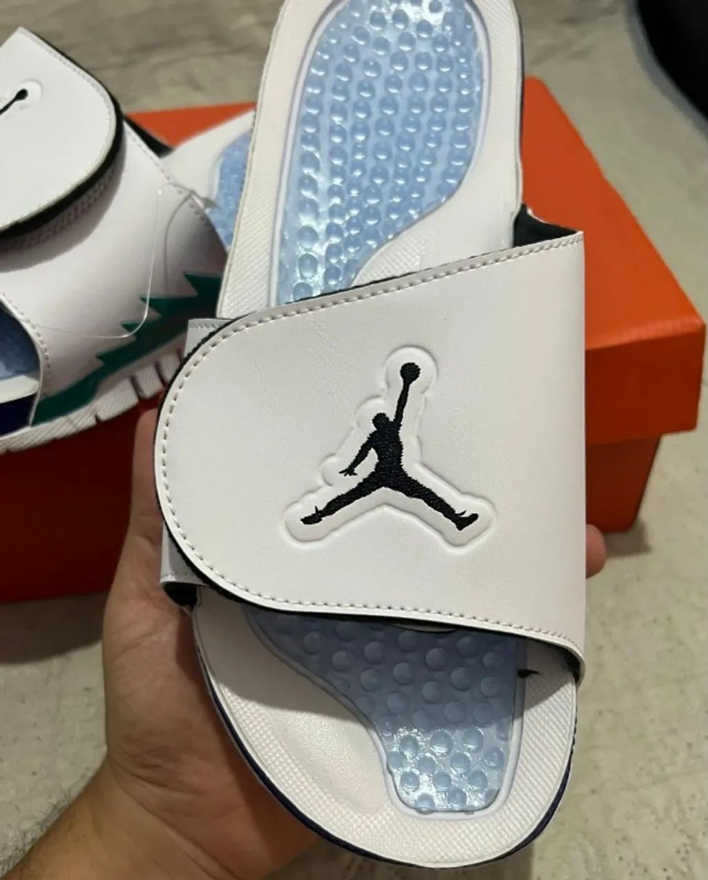 Nike Air Chinelo Jordan Hydro Chinelo Air Jordan Hydro V Grape 100