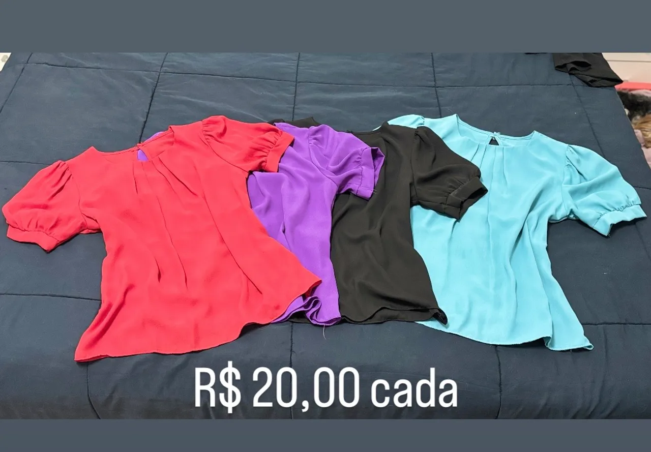Blusas femininas - a partir de R$ 10 cada