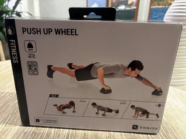 Push Up Wheel ,Domyos Academia e Exercícios Barra da Tijuca