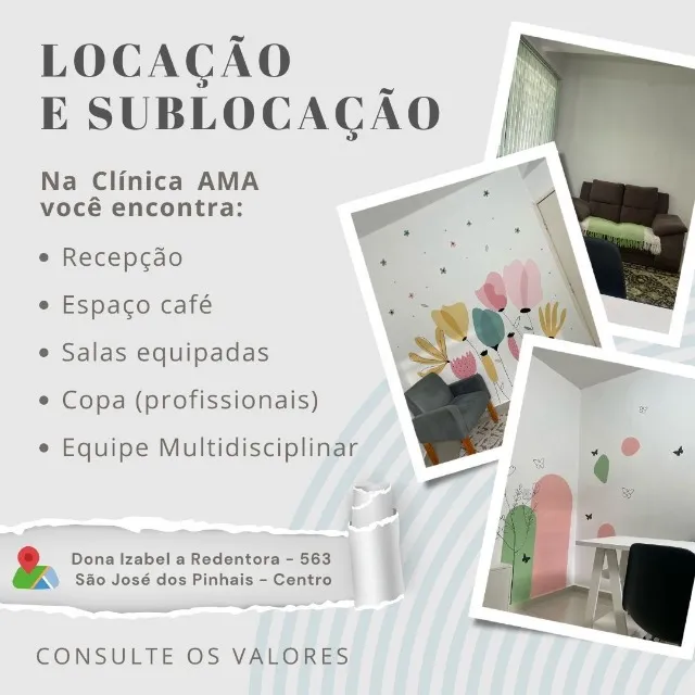 Sublocação de sala em clínica multiprofissional - Centro de São José dos Pinhais