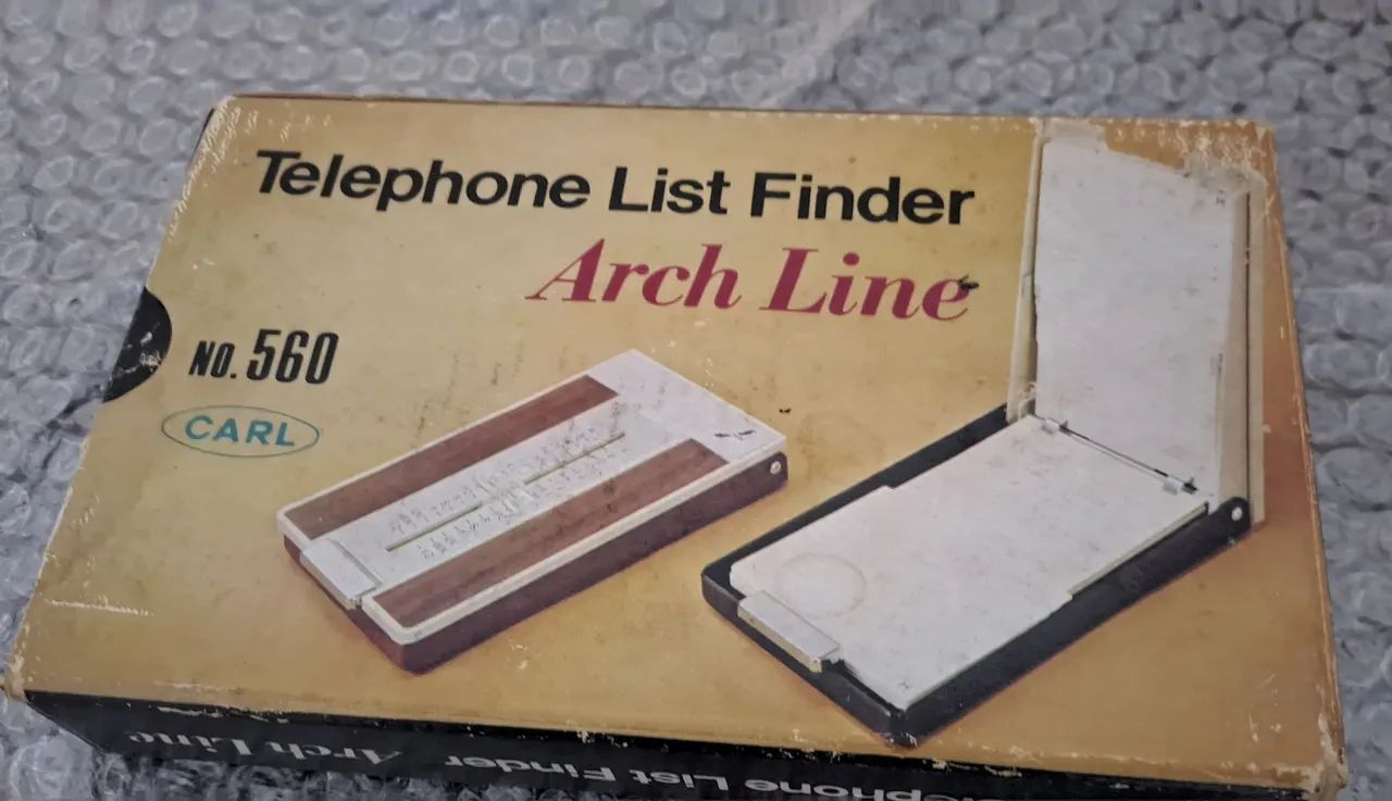 Telefone List Finder Arch Line No. 560 Carl