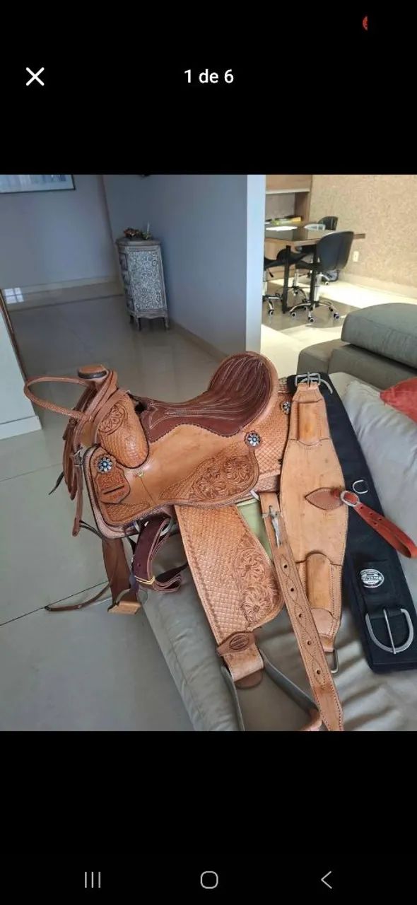 Sela de laço profissional, zerada, nunca usada  - Foto 4