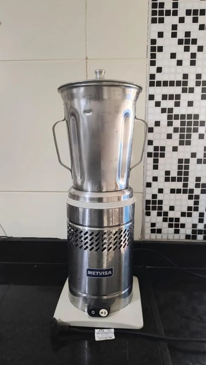 Liquidificador Industrial Metvisa 6l baixa rotação 