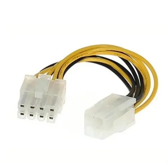 Adaptador de CPU. De 4 Pinos Para 8 Pinos (CPU - 12V)