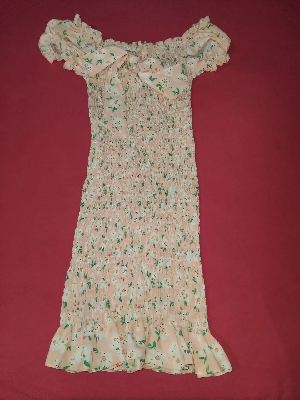 Vestido Floral Manga Curta - Foto 2
