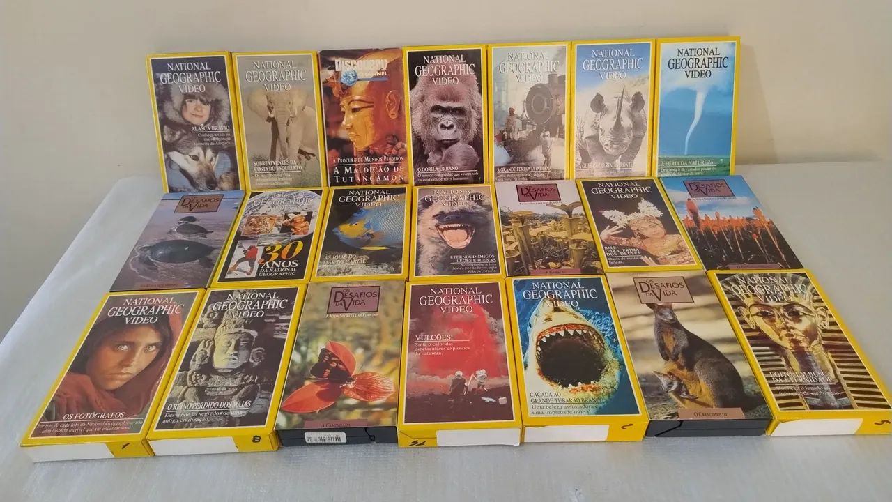 Coleção de VHS National Geographic
